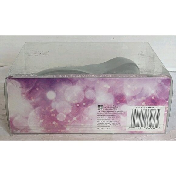 NOS Scotch Magic Tape Dispenser Black Stiletto High Heel Shoe 3M Office 2011 Fun - Picture 5 of 13